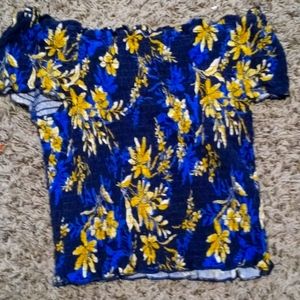 Off the shoulders crop top